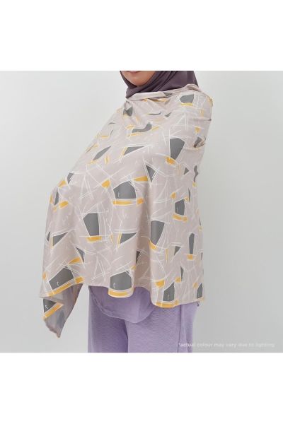 Limited Edition Maternity Nursing Cover Printed in Soft Geometry